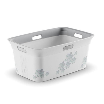 KIS korpa za veš Chic Flower Gray 45l KBF45